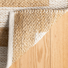 Milo Ivory Handwoven Jute/Cotton Rug