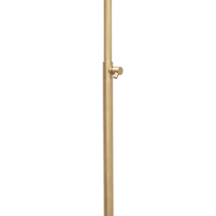 Noble Floor Task Reading Lamp - Brass