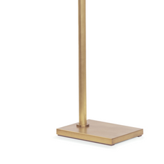 Noble Floor Task Reading Lamp - Brass