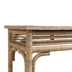 Portofino Abaca Rope Console Table