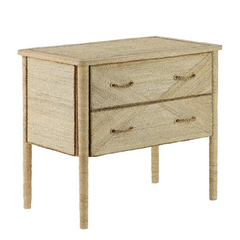 Portofino Abaca Rope Two-Drawer Chest