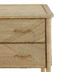 Portofino Abaca Rope Two-Drawer Chest