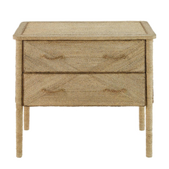 Portofino Abaca Rope Two-Drawer Chest