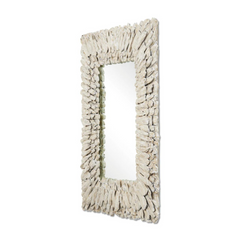 Beached Whitewash Rectangular Mirror