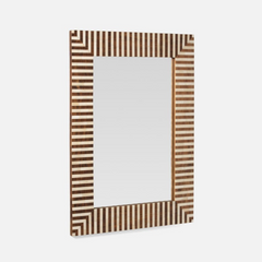 Mason Natural Bone Mirror - Two Colors