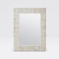 Mason Natural Bone Mirror - Two Colors