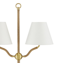 Sirocco Brass Floor Lamp