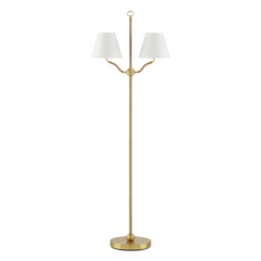 Sirocco Brass Floor Lamp