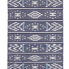 Dharma Blue Handwoven Indoor/Outdoor Rug