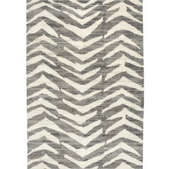 Farah Grey Hand Knotted Wool Rug