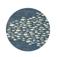 School of Fish Wool Rug