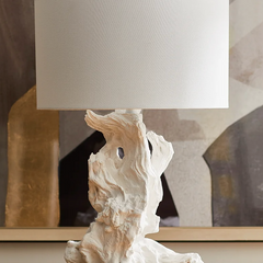 Westwind Driftwood White Table Lamp