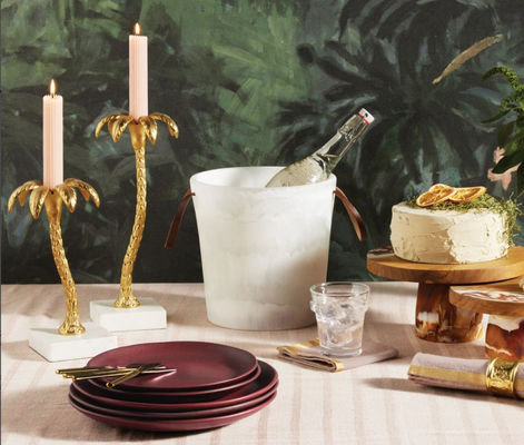 Palm Tree Candle Holders - Small or Large