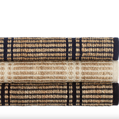 Arbor Handwoven Jute Rug - Black