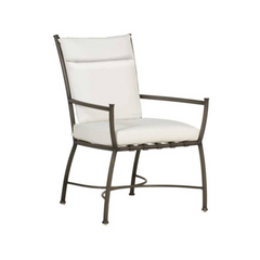 Naples Aluminum Dining Arm Chair