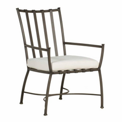 Naples Aluminum Dining Arm Chair