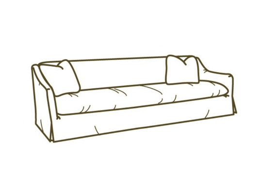 Annapolis Slipcovered Sofa Extra Long 102