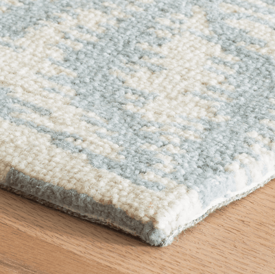 Aster Sky Hand Micro Hooked Wool Rug - Our Boat House