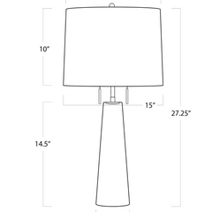 Austen Alabaster Table Lamp