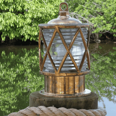 Belfast Brass Piling/Dock Light - Our Boat House