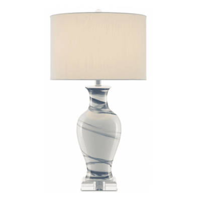 Bellport Navy & White Table Lamp - Our Boat House