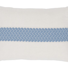 Berkley Sky Blue Lumbar Pillow - Our Boat House