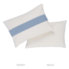 Berkley Sky Blue Lumbar Pillow - Our Boat House