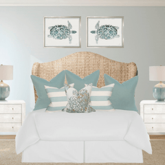 Bermuda Sea Grass Headboard - Our Boat House