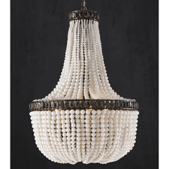 Bodega Bay Cream Chandelier - Our Boat House