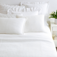 Boyfriend Matelasse Coverlet - White