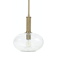 Branton Brass Pendant - Wide