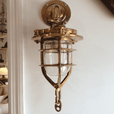 Brass Convoy Sconce Light - Our Boat House