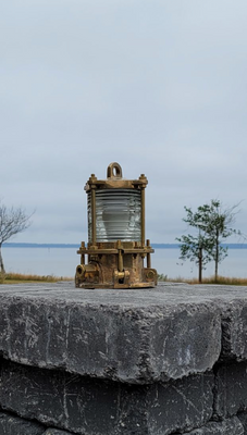 Solid Cast Brass Nautical Piling Light Piling Light 