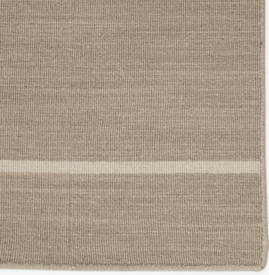 Cape Cod Striped Wool Rug - Natural - Our Boat House