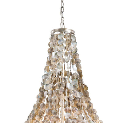 Capri Abalone Shell Chandelier - Our Boat House