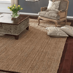 Chunky Loop Handspun Jute Rug - Our Boat House