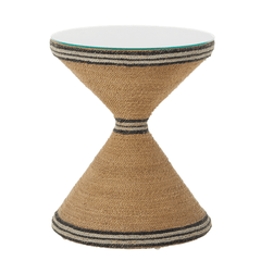 Clarita Seagrass Side Table - Our Boat House