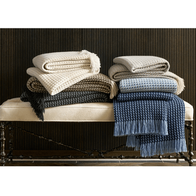 Cleo Throw - Marine Blue - Our Boat House