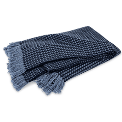 Cleo Throw - Marine Blue - Our Boat House