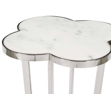 Clover Table - Polished Nickel