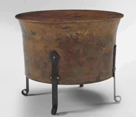 Copper Cauldron Side Table - Three Sizes - Our Boat House