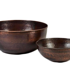 Charleston Copper Planter Bowls