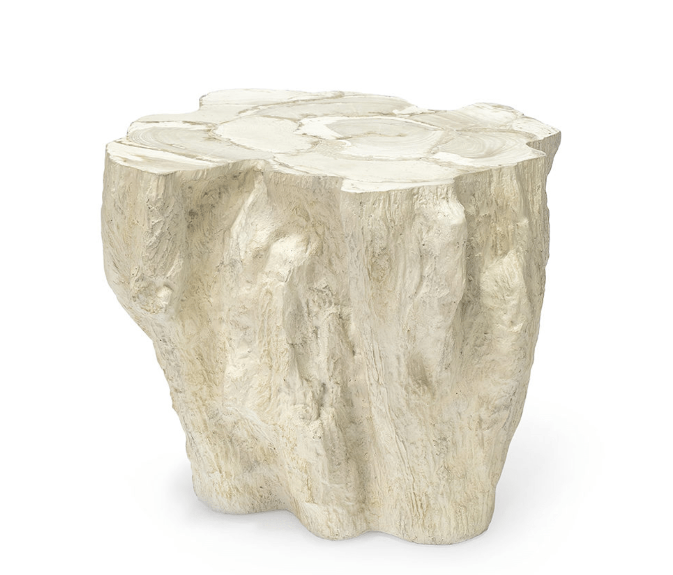 Cota Fossilized Clam Side Table - Our Boat House