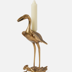 Crane Candle Holder