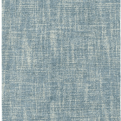 Crosshatch Micro Hooked Wool Rug - Aegean Blue - Our Boat House