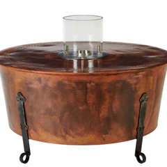 Cuprum Copper Fire Table