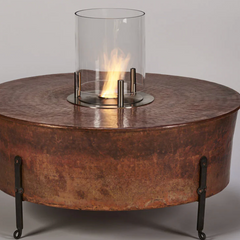 Cuprum Copper Fire Table