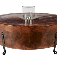 Cuprum Copper Fire Table