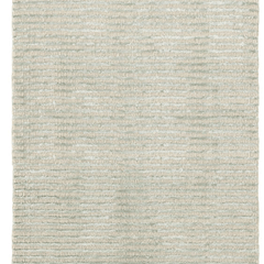 Cut Stripe Ocean Hand - Knotted Rug - Our Boat House