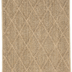 Diamond Woven Sisal Rug - Natural